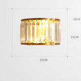 Crystal Solid Brass Sconce Wall Lights Bathroom Lights Vanity Lighting Mid Century Sconce - heparts