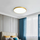 D30-D50cm Flush Mount Ring Lights Downlight Solid Brass PVC Acrylic Mini Style, LED Integrated - heparts