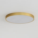D30-D50cm Flush Mount Ring Lights Downlight Solid Brass PVC Acrylic Mini Style, LED Integrated - heparts