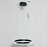 D40cm Crown Circular Pendant Light Chandelier Lighting Ambient Light - LED Dimmable Remote Control - heparts