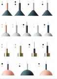 DIY Macaroon Mini Pendant Light Ceiling Lamp Down light E26/E27 Bulb Included 40W - heparts