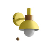 Designer's Macaroon Sconces  Wood Wall Lamp Colorful Lights LED Bedside Light, Night Lights, Modern Nordic Lampshade, Home Decor