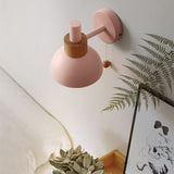 Designer's Macaroon Sconces  Wood Wall Lamp Colorful Lights LED Bedside Light, Night Lights, Modern Nordic Lampshade, Home Decor