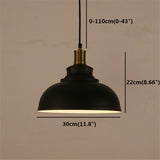 Diameter 30cm Vintage Pendant Lights E26/E27 - heparts