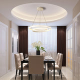 Dimmable 22'' Wide Twist Modern LED Pendant Chandelier in WhiteBlackChocolate