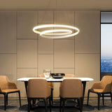 Dimmable 22'' Wide Twist Modern LED Pendant Chandelier in WhiteBlackChocolate