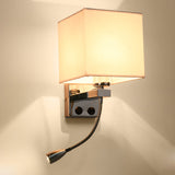 Fabric Vintage Wall Sconces with LED Swing Lights E26/E27 - heparts