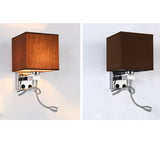 Fabric Vintage Wall Sconces with LED Swing Lights E26/E27 - heparts