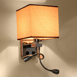 Fabric Vintage Wall Sconces with LED Swing Lights E26/E27 - heparts