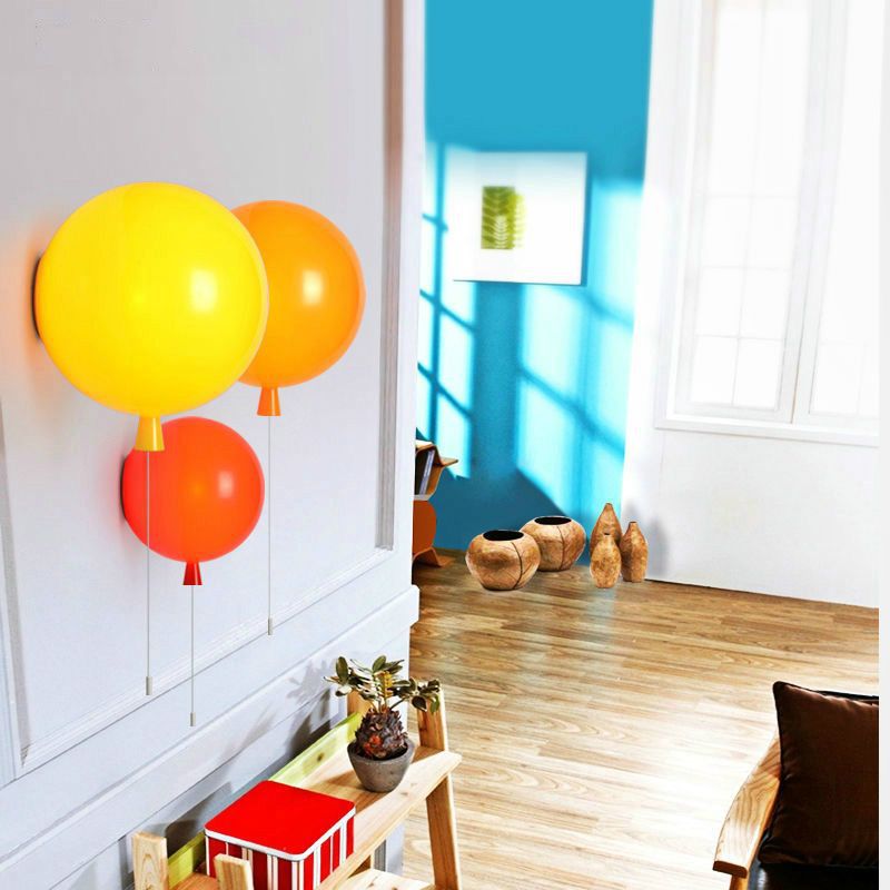 Fashionable Colorful Balloon Lamp Mini Wall lamp Kids E26 E27