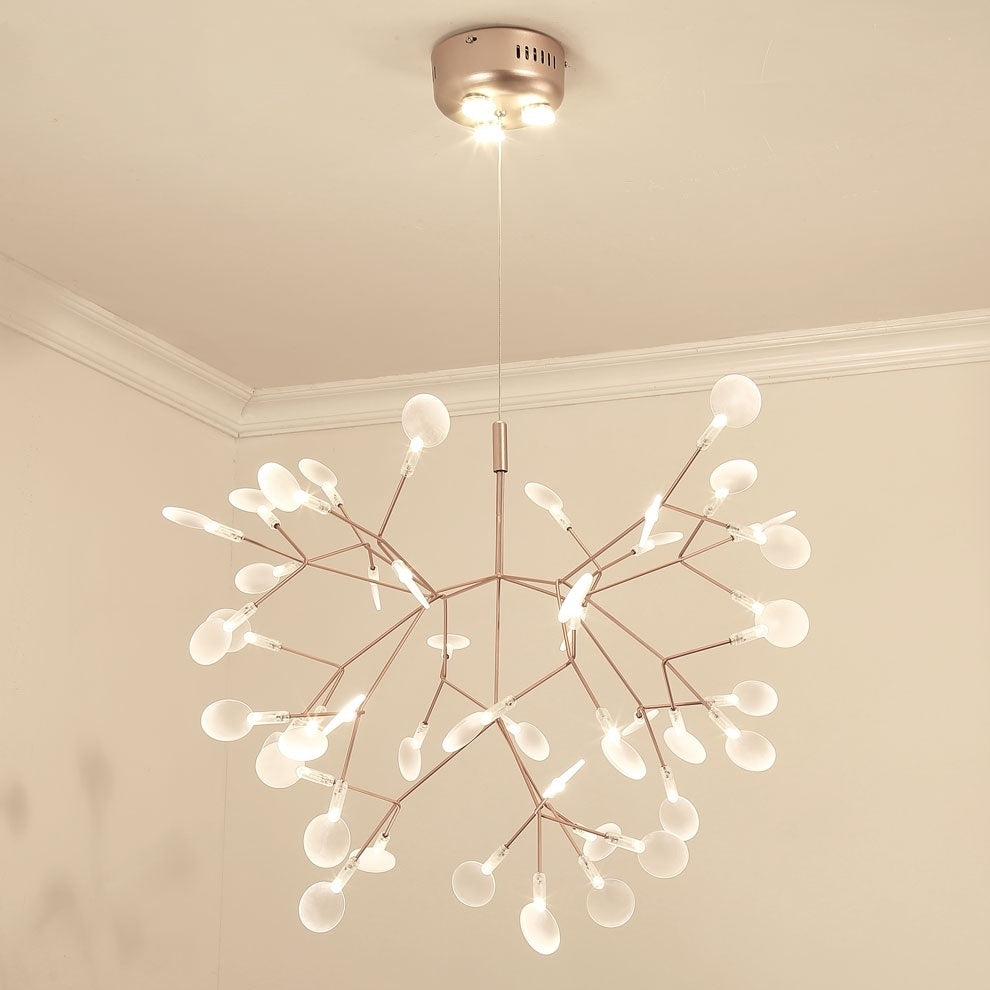Unique Firefly Branched Sputnik Pendant Light Chandelier Ambient Light ...