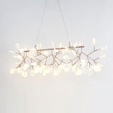 Firefly Crossbars Sputnik Pendant Light Chandelier Ambient Light Candle Style LED - heparts