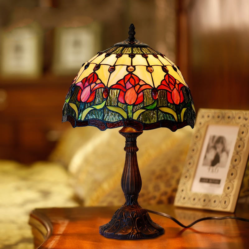 Vintage stained glass lamps hotsell