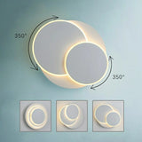 Artistic INS Planet Mini Style Flush Mount Wall Lights Indoor Metal Wall Light LED Integrated PMMA