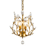 Classic Crystal Pendant Light Retro Chandelier Living Bed Dining Room Retro Lamp