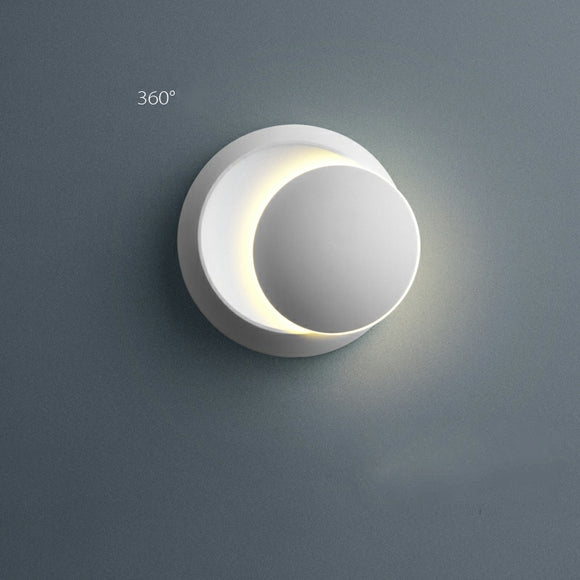 Crescent Moon INS Planet Mini Style Flush Mount Wall Lights Indoor Metal Wall Light LED Integrated PMMA