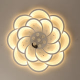 Geometric / Novelty Flush Mount Ambient Light Dimmable With Remote Control LED - heparts