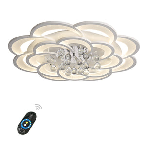 Geometric / Novelty Flush Mount Ambient Light Dimmable With Remote Control LED - heparts