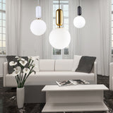 Glass Globe Mini Style Creative Adjustable Pendant Light Metal  Mini Modern  Nordic Style