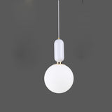 Glass Globe Mini Style Creative Adjustable Pendant Light Metal  Mini Modern  Nordic Style