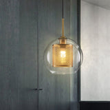 Gourd/Globe/Cylinder Pendant Light Ambient Light Electroplated Glass Glass E26/E27 - heparts