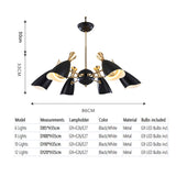 Modern Creative Design LED Chandeliers Light 110V or 220V Input Loft Living Dinning Room Hotel Lamp Lighting - heparts