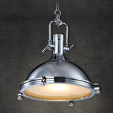 Modern Retro Industrial Loft Pendant Light Vincent Chrome Country Rustic Pendant Lamp Fixture Lighting E27 For Cafe Parlor - heparts