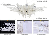 Wonderland Modern Chandelier Milan Angel Wings European Elegance Lamp White Dia100cm G9 Lighting 110V/220V 2016 New Hot PLL-8 - heparts