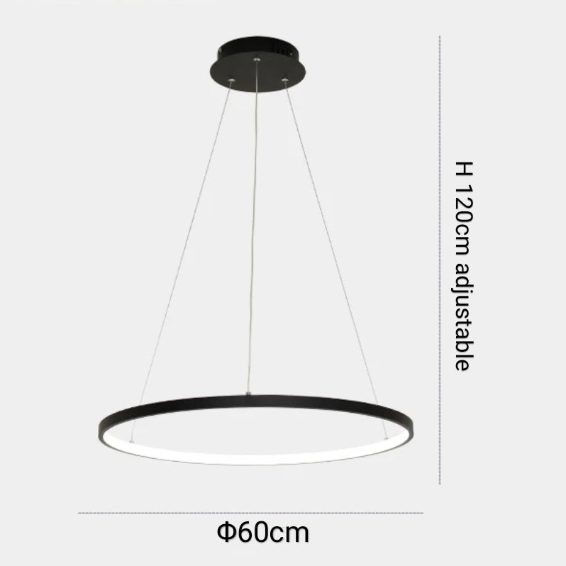 Circular Pendant Light Chandelier Lighting Lamp Ambient Light - LED ...