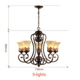 5/6/8-Light Chandelier Ambient Light Painted Finishes Metal Glass Candle Style E26 / E27 - heparts