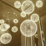 Oversized Globe Firefiles Pendant Light Chandelier Lighting Lamp Ambient Light - heparts