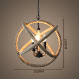 3-Light Circular Pendant Light Ambient Light Painted Finishes Metal - heparts
