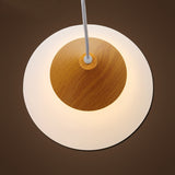 Cone Modern Wood Drum Pendant Light Ambient Light - heparts