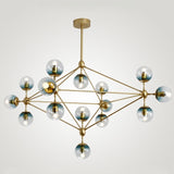 Popular Sputnik Pendant Light Chandelier Ambient Light Painted Finishes Metal Glass E26/E27 - heparts