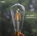 LED Retro Pendant Lighting 3 Lights Edison Bulbs Included Up and Down Black Painting Mirror Glass Pendant Lamp for Dinning Room - heparts