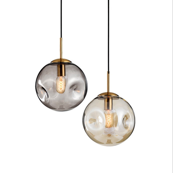 Mini Glass Pendant Light Fixture E26/E27 - heparts