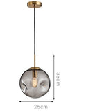 Mini Glass Pendant Light Fixture E26/E27 - heparts