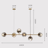 6-Light Sputnik Pendant Light Chandelier Lighting Lamp Ambient Light -E26/E27 LED - heparts