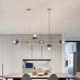 6-Light Sputnik Pendant Light Chandelier Lighting Lamp Ambient Light -E26/E27 LED - heparts