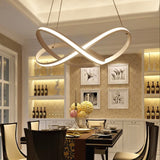 Twist Circular Pendant Light Chandelier Lighting Lamp Ambient Light LED - heparts