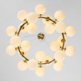 Cluster Pendant Light Ambient Light Electroplated Metal Glass Mini Style 110-120V / 220-240V Bulb Included / G4 - heparts