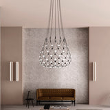 Globe Net LED Pendant Light Chandelier Lighting Lamp Ambient Light - heparts