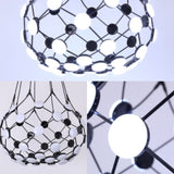 Globe Net LED Pendant Light Chandelier Lighting Lamp Ambient Light - heparts