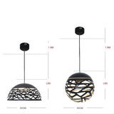 Globe Modern Mini Pendant Light Ambient Light 90-240V LED Integrated Ceiling Lamp - heparts