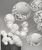 Globe Modern Mini Pendant Light Ambient Light 90-240V LED Integrated Ceiling Lamp - heparts
