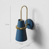 Bugle Macaroon Wall Lamp Designer's Lamp Nordic Creative Simple Modern Stairway Hall - heparts