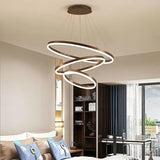 Wifi-smart/Dimmable 32*24*16inch 3-Lights Circular LED Pendant Light Chandelier Lighting Lamp Ambient Light 90-260V - heparts