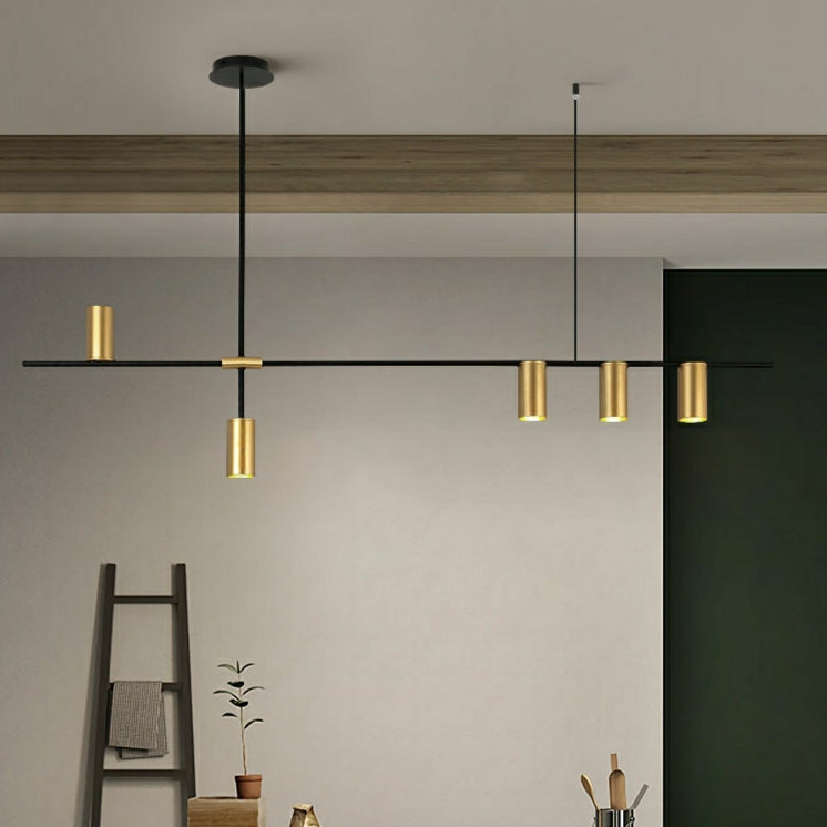 Gold geometric pendant light hotsell
