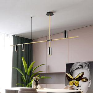 3/4/5-Light Geometric Pendant light Chandelier Ambient Light Electroplated Painted Metal E26/E27 - heparts