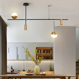 3/4/5-Light Geometric Pendant light Chandelier Ambient Light Electroplated Painted Metal E26/E27 - heparts